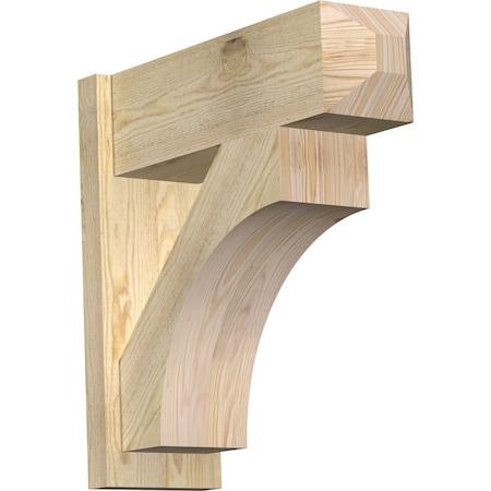 Ekena Millwork Westlake Rough Sawn Craftsman Outlooker, Douglas Fir, 8"W x 24"D x 24"H OUT08X24X24WTL04RDF